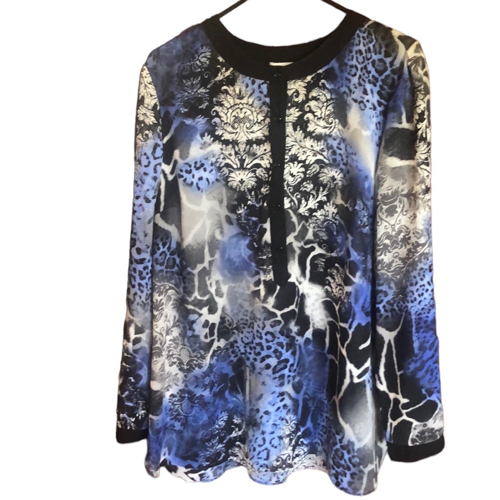 Christopher & Banks Blouse Shirt Top Size XL